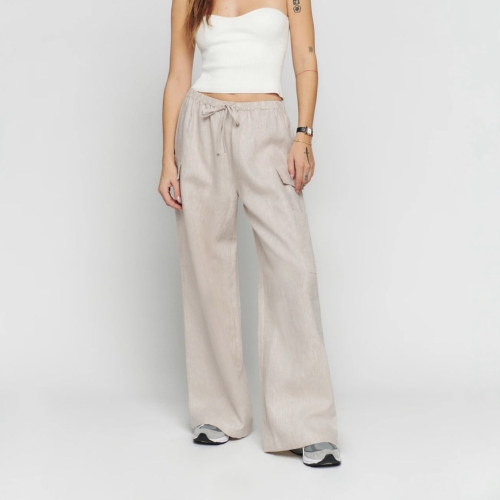 Reformation Ethan Linen Pants